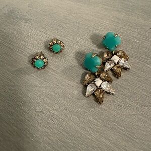 Two pairs of turqoise Earrings